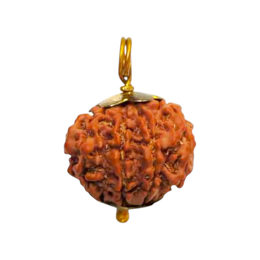 Natural 9 Mukhi Rudraksha Pendant