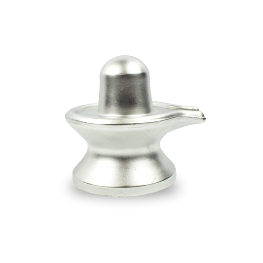 Parad Shivling /Mercury Shivling - 13.97 cm, Decorative Showpiece 530 Gram