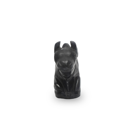 Iolite Nandi - 17.78 cm Handcrafted Crystal 105 Gram (Approx)