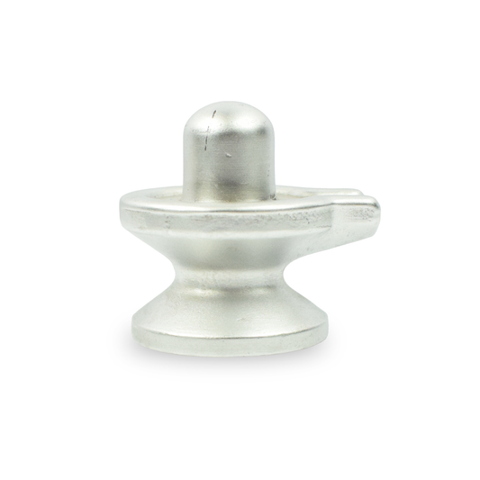 Parad Shivling /Mercury Shivling - 17.78 cm, Decorative Showpiece 1100 Gram