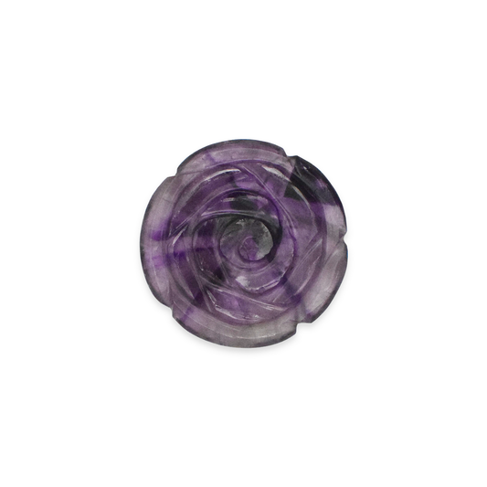 Amethyst Rose Flowers for Showpiece, Vastu & Feng Shui - 3.81 cm