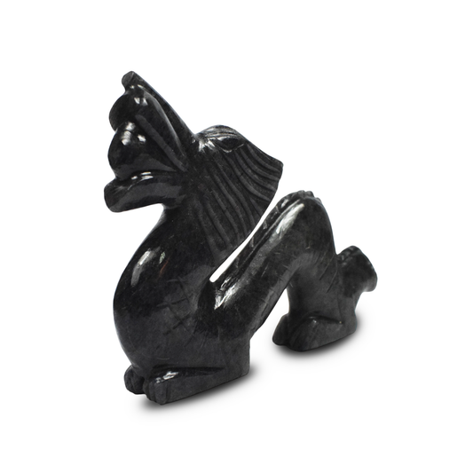 Blue Aventurine Dragon -  8.89 cm Sculpture Hand Carved, 215 Gram