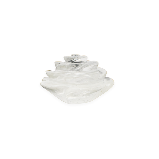 Clear Quartz Rose Flowers for Showpiece, Vastu & Feng Feng Shui - 5.08 cm Handcrafted Showpiece (90 Gram)