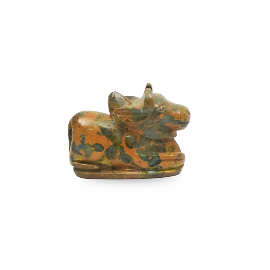 Fruit Jasper Nandi - 20.32 cm Handcrafted Crystal 165 Gram (Approx)