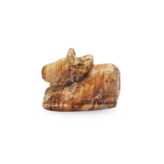Picture Jasper Nandi - 15.24 cm Handcrafted Crystal 90 Gram (Approx)