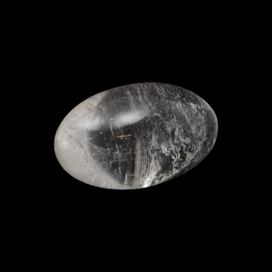 White Crystal Lingam - 9.53 cm Handcrafted Crystal 320 Gram (Approx)
