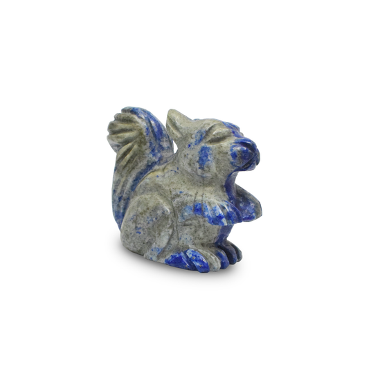 Lapis Lazuli Squarel - 7.62 cm Sculpture Hand Carved, 190 Gram