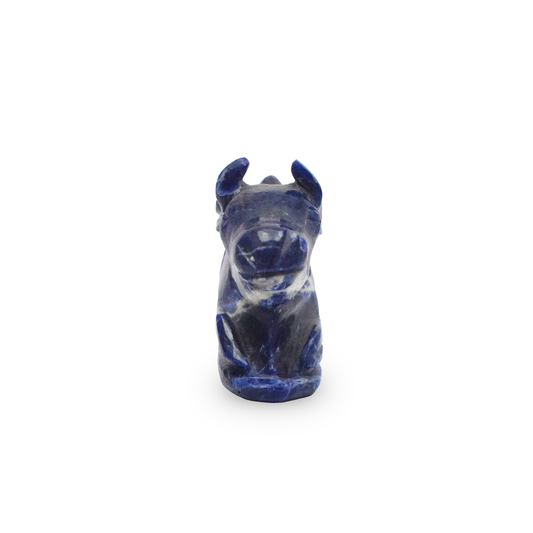 Sodalite Nandi - 19.05 cm Handcrafted Crystal 120 Gram (Approx)