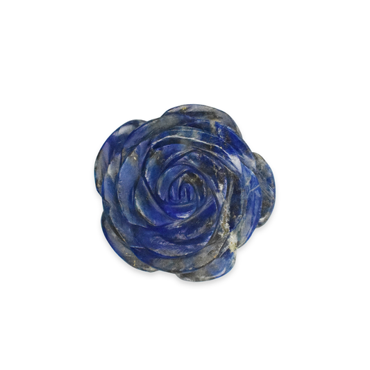 Lapis Lazuli Rose Flowers for Showpiece, Vastu & Feng Shui - 5.08 cm Handcrafted Showpiece (150 Gram)