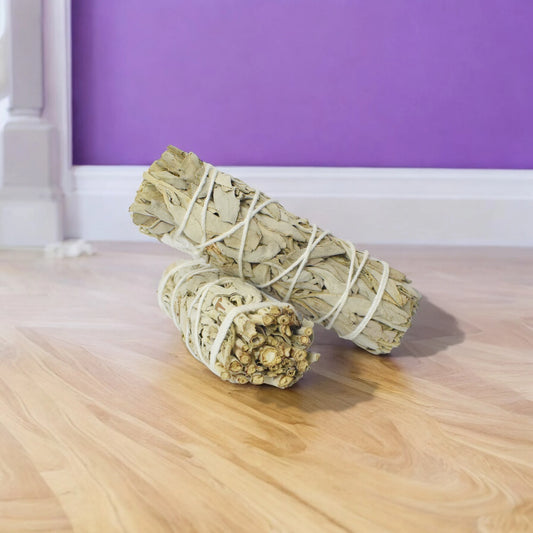 California White Sage Smudge Stick - 10.16 cm