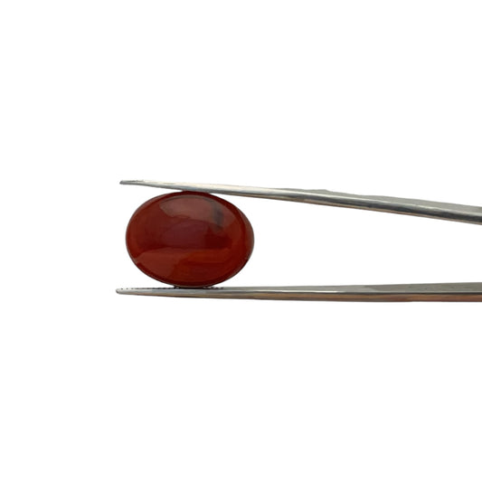 Carnelian Oval Cabachon - 17.6 Carat