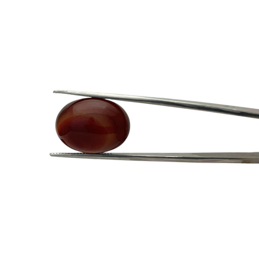 Carnelian Oval Cabachon - 17.1 Carat