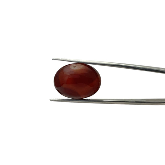 Carnelian Oval Cabachon - 18.3 Carat