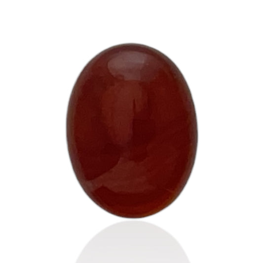 Carnelian Oval Cabachon - 18.2 Carat