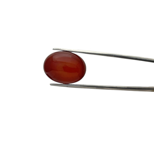 Carnelian Oval Cabachon - 17.3 Carat