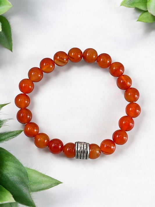 Carnelian Bracelet 8 mm