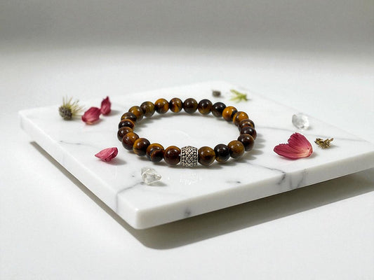 Golden Tiger Eye Luxe Bead Bracelet
