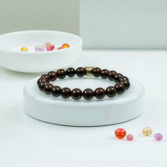 Garnet Bracelet for Balance & Energy