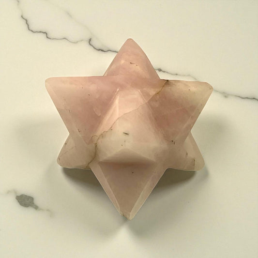 Rose Quartz Merkaba