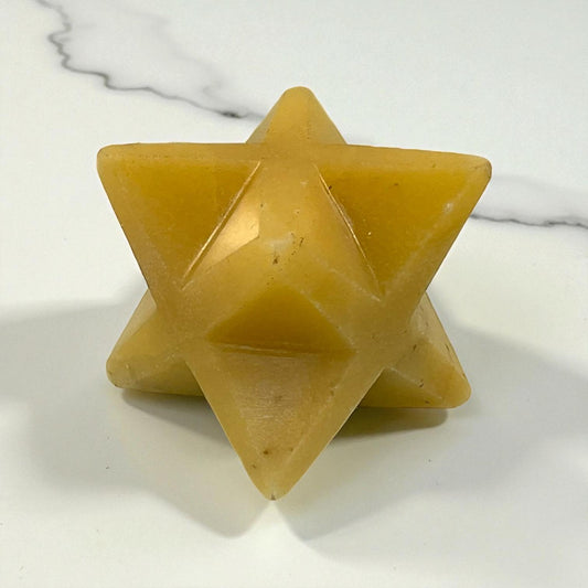Yellow jade Merkaba
