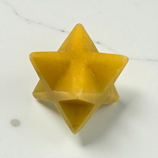 Yellow jade Merkaba