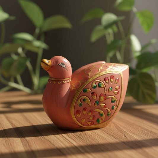 Rose Quartz Printed Ducks