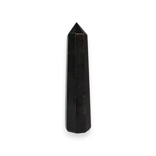 Natural Black Tourmaline Pencil Crystal Wand - 8.89 cm
