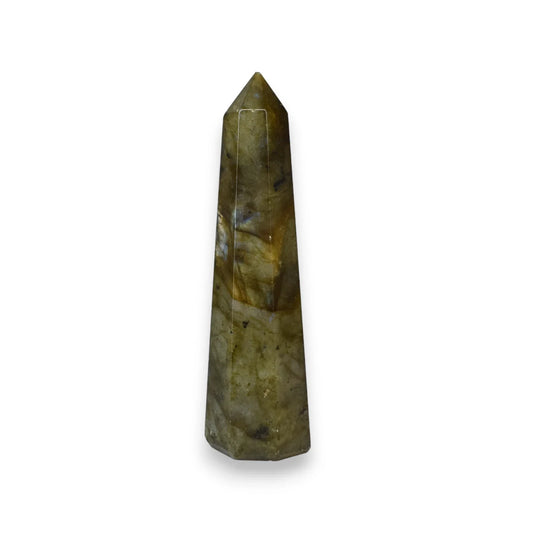 Natural Labradorite Pencil Crystal Wand - 7.62 cm