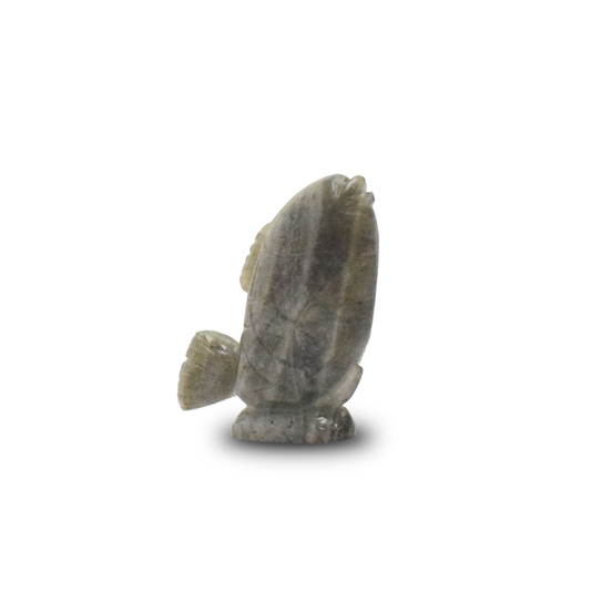 Labrodorite Fish -  8.89 cm Sculpture Hand Carved, 150 Gram