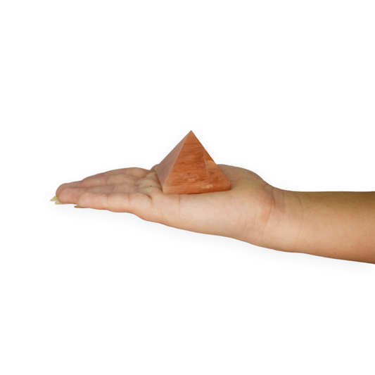 Red Aventurine Pyramid – 4.57 cm Crystal for Reiki & Healing (80-90 Gram)
