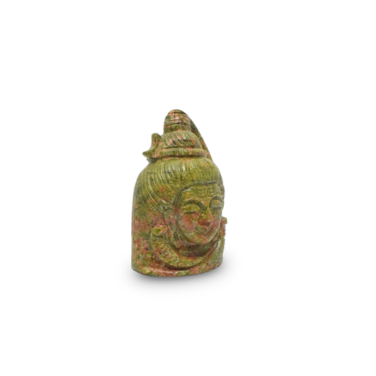Unakite Lord Shiva Head - 6.35 cm