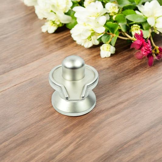 Parad Shivling /Mercury Shivling - 7.62 cm, Decorative Showpiece 110 Gram