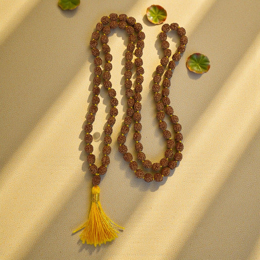 3 Mukhi Rudraksha Mala (108+1)