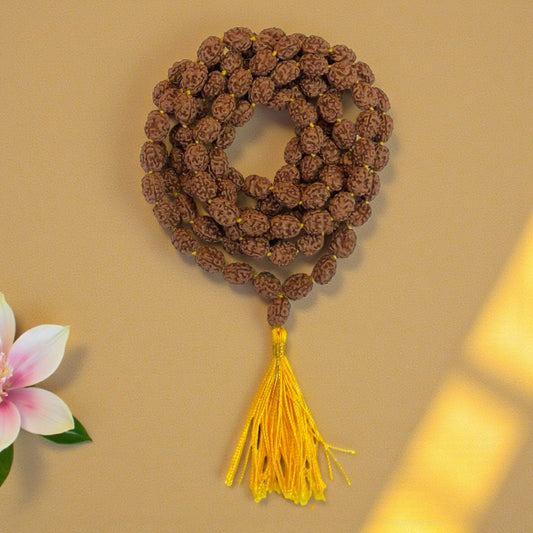 3 Mukhi Rudraksha Mala (108+1)