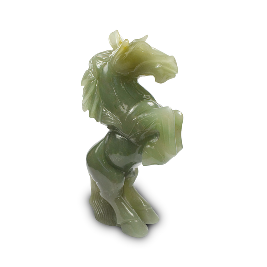 Green Aventurine Unicorn Sculpture Hand Carved - 25.4 cm Sculpture Hand Carved, 1895 Gram