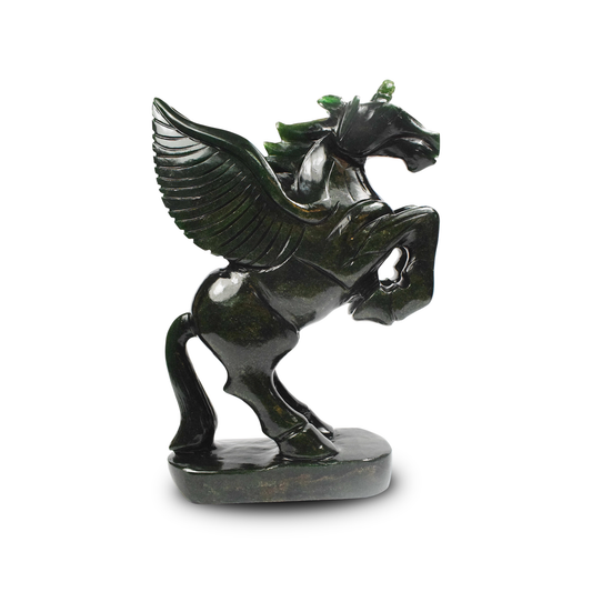 Green Aventurine Unicorn -  22.86 cm Sculpture Hand Carved, 1910 Gram