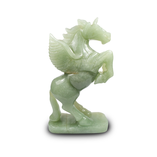 Green Aventurine Unicorn -  25.4 cm Sculpture Hand Carved, 2323 Gram
