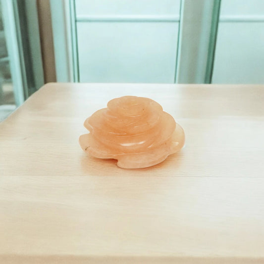 Red Aventurine Rose Flowers for Showpiece, Vastu & Feng Shui - 5.08 cm Handcrafted Showpiece (115 Gram)