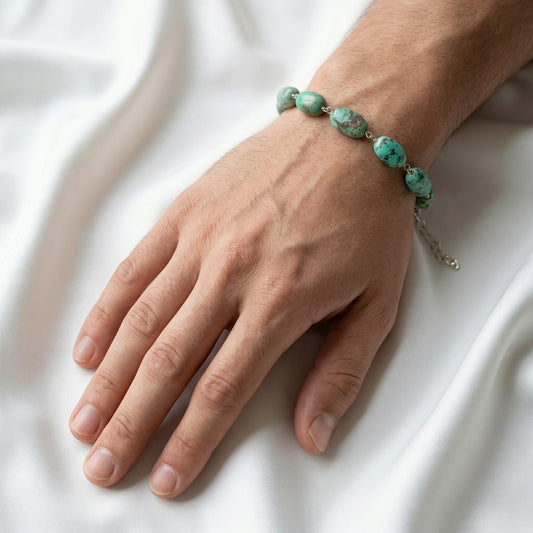 Iranian turquoise Bracelet ( 42 - 66 Carat )