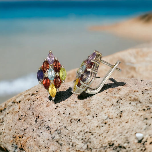 Paisley 92.5 Sliver Earrings