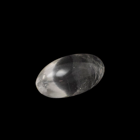 White Crystal Lingam - 7.62 cm Handcrafted Crystal 170 Gram (Approx)