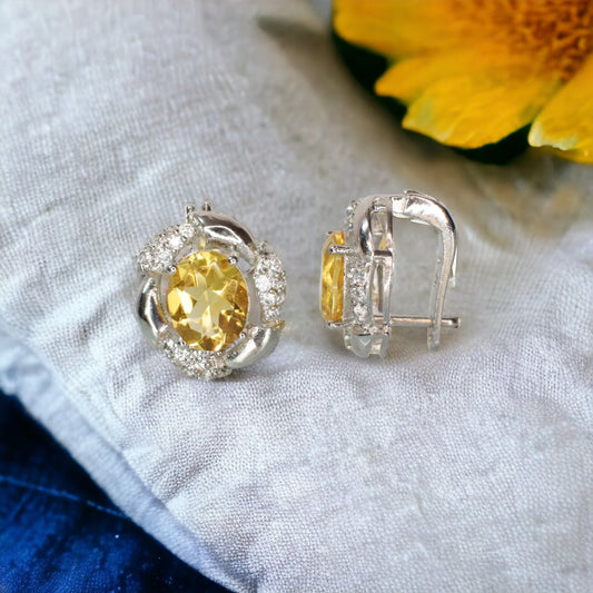 Sophia 92.5 Sliver Earrings