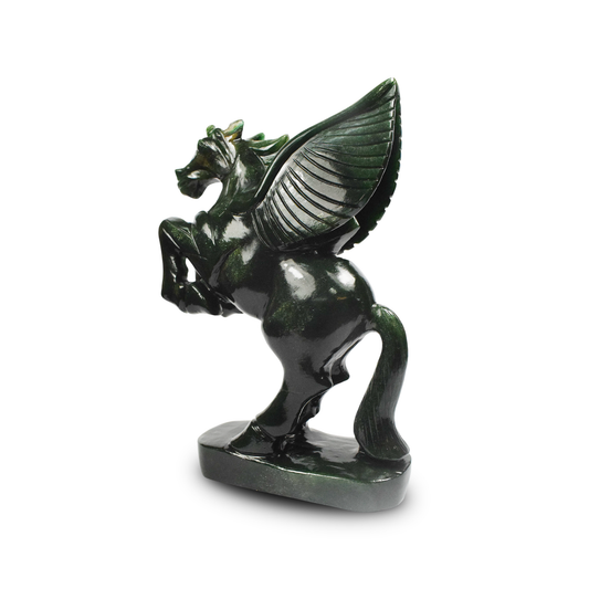 Green Aventurine Unicorn -  22.86 cm Sculpture Hand Carved, 1910 Gram