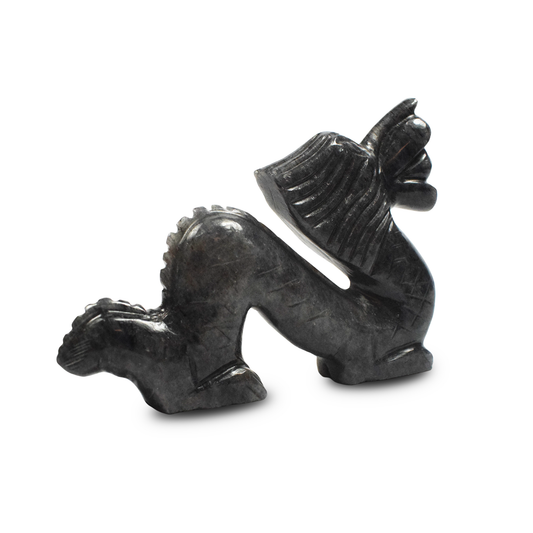 Blue Aventurine Dragon -  8.89 cm Sculpture Hand Carved, 215 Gram