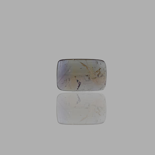 Ametrine Smooth Cabochon Rectangle Shape Stone  - 39 Ct