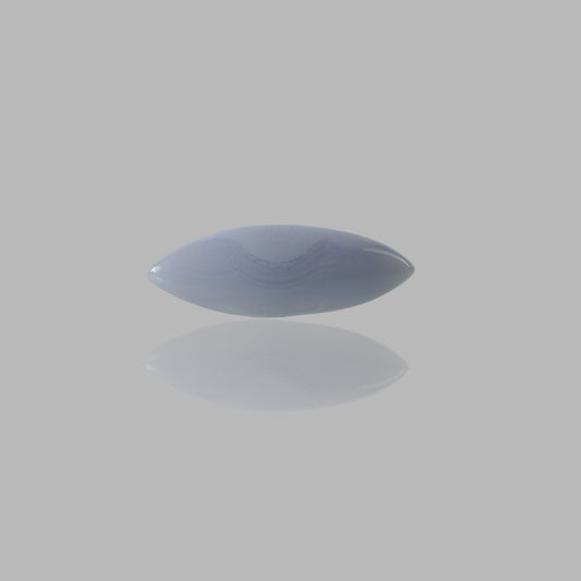 Blue Lace Agate Smooth Cabochon Marquise Shape Stone - 12.25 Ct