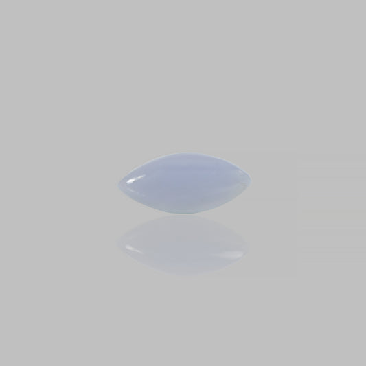 Blue Lace Agate Smooth Cabochon Marquise Shape Stone - 14.05 Ct