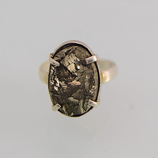 Golden Pyrite Money Magnet Ring / Money,Wealth & Abundance
