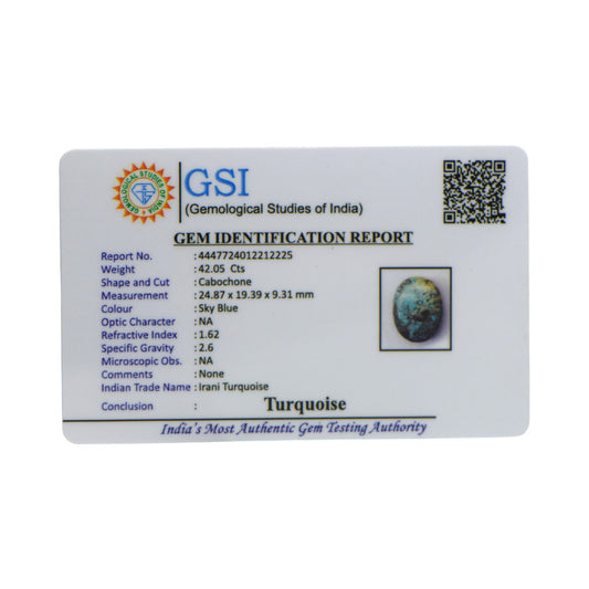 Irani Turquoise - 42.05 Carat / AA-Quality