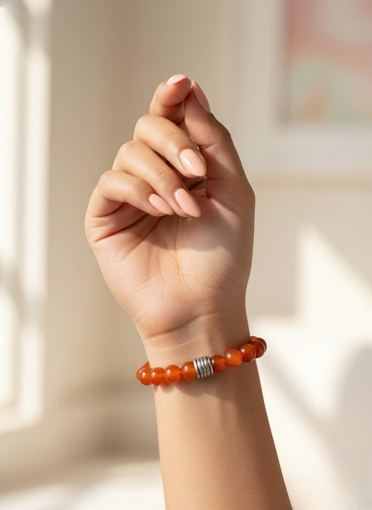 Carnelian Bracelet 8 mm